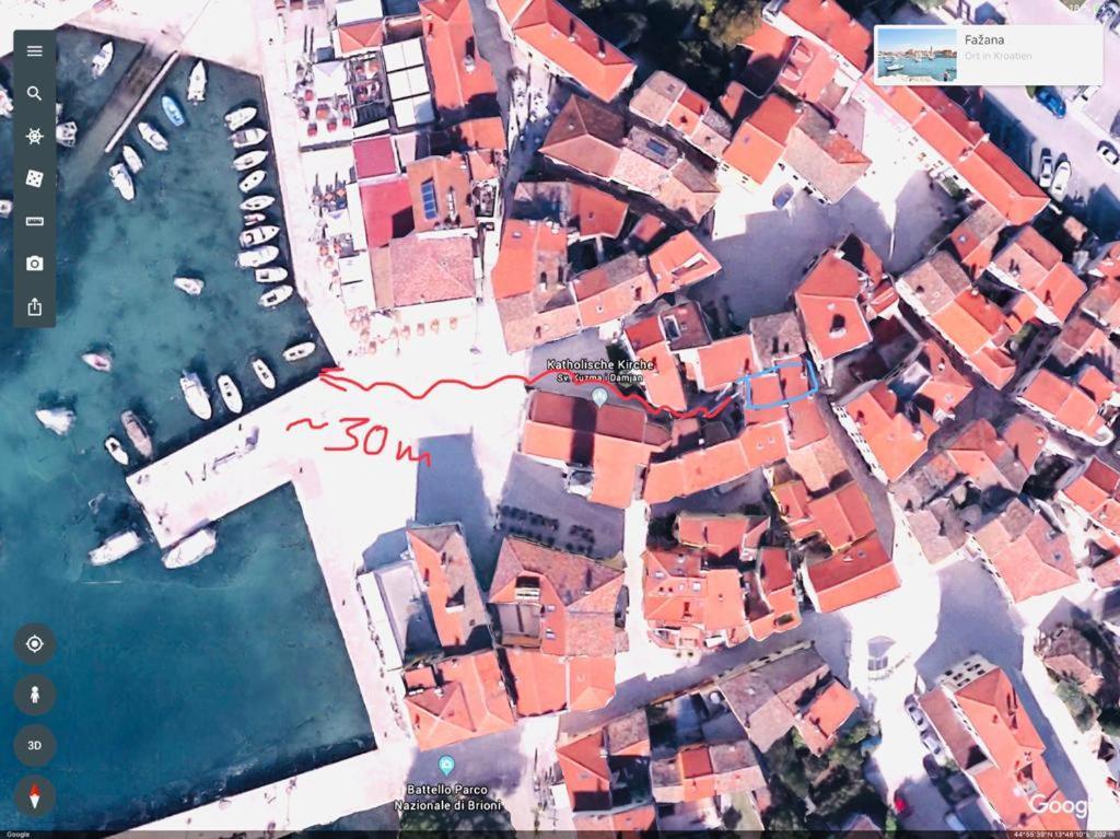 Istrian Stone House In The Heart Of The Beautiful Fishing Village Fazana - Only Few Steps From The Sea And The Wonderful Beach - Incl Plasma-Quad-Plus-Filter Against C O V I D Εξωτερικό φωτογραφία
